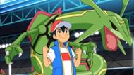 Rayquaza, as seen in the anime (Image via The Pokemon Company)